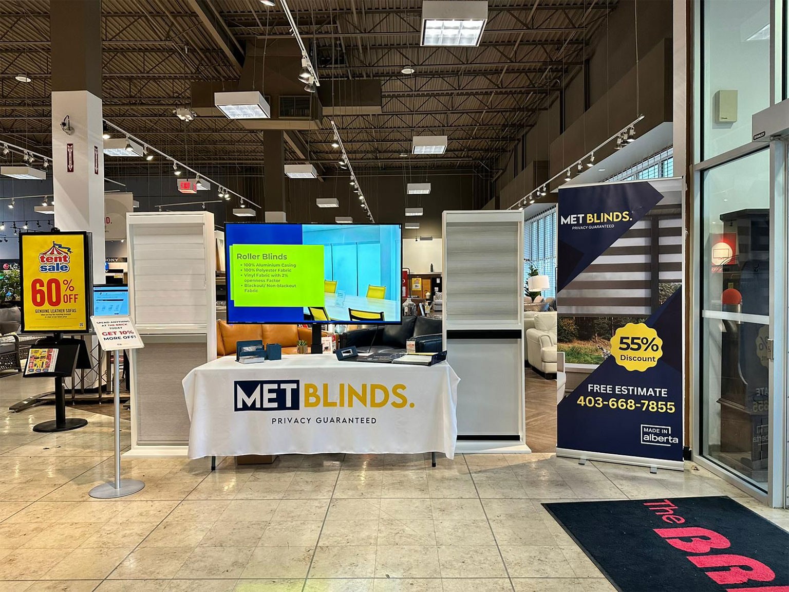 Get 55% Off on Custom Blinds with Complimentary Installation from Met Blinds.